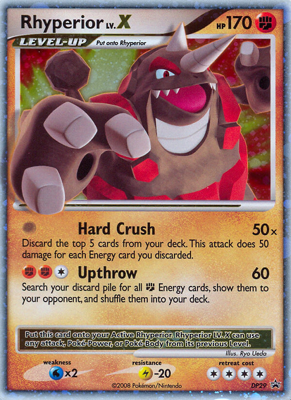 Rhyperior LV.X (DP29) [Diamond & Pearl: Black Star Promos] | Good Games Cannington