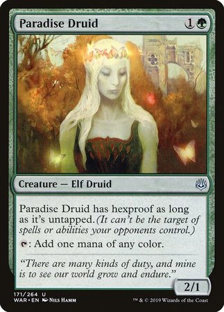 Paradise Druid [War of the Spark] | Good Games Cannington