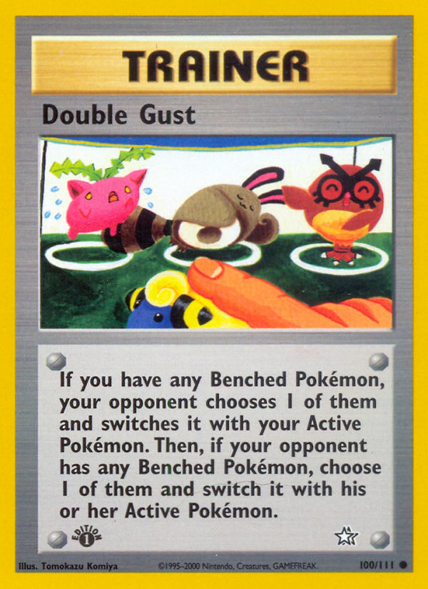 Double Gust (100/111) [Neo Genesis 1st Edition] | Good Games Cannington