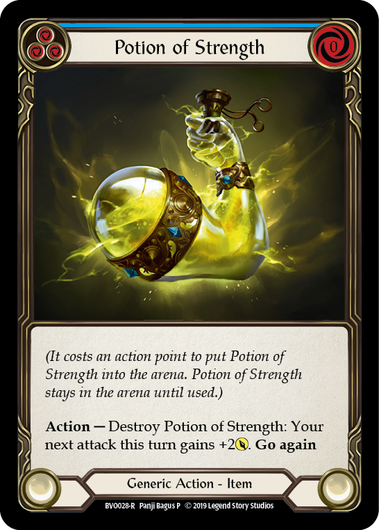 Potion of Strength [BVO028-R] 1st Edition Normal | Good Games Cannington