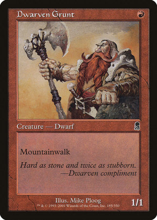 Dwarven Grunt [Odyssey] | Good Games Cannington