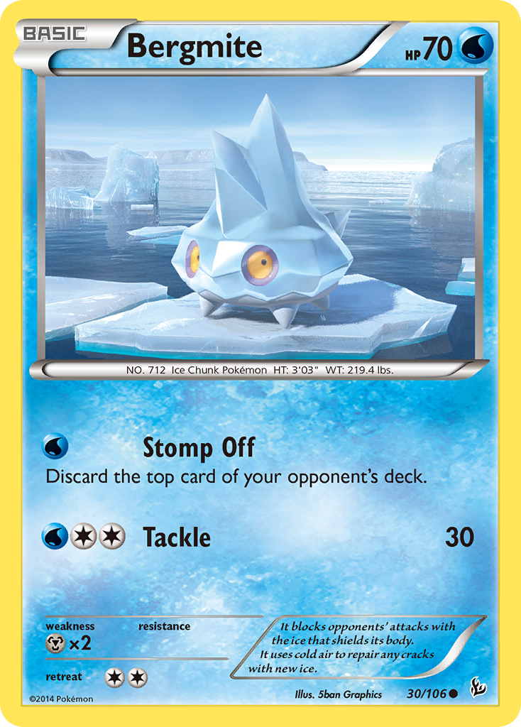 Bergmite (30/106) [XY: Flashfire] | Good Games Cannington