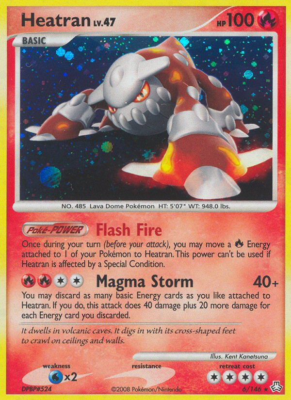 Heatran (6/146) [Diamond & Pearl: Legends Awakened] | Good Games Cannington