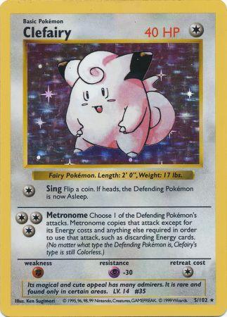 Clefairy (5/102) [Base Set Shadowless Unlimited] | Good Games Cannington