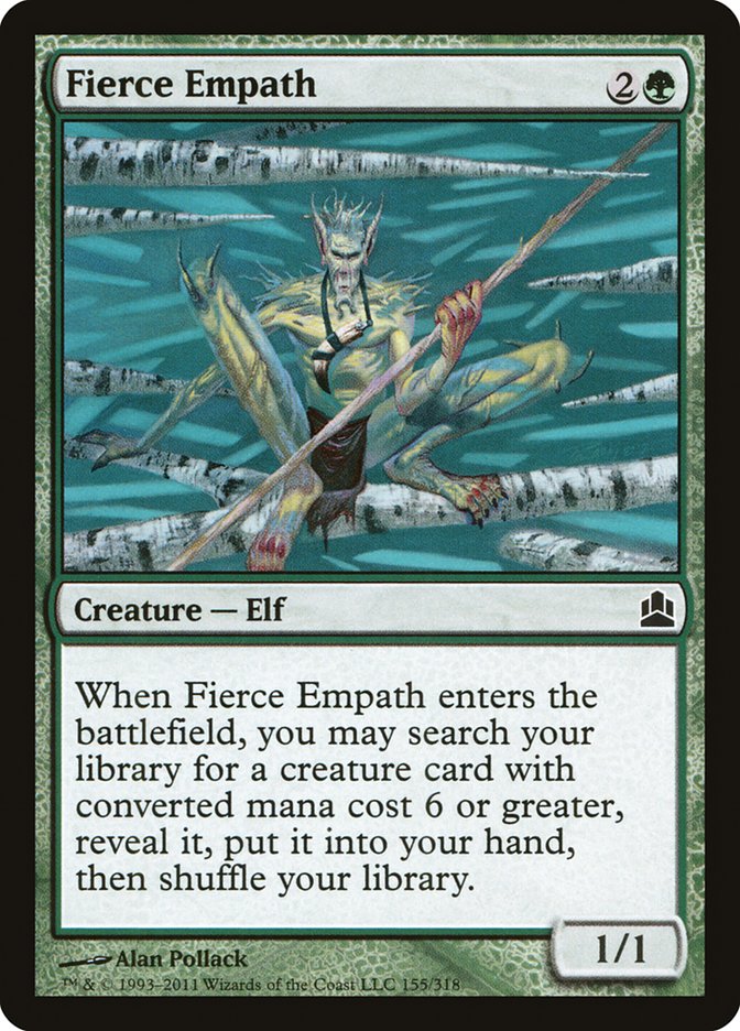 Fierce Empath [Commander 2011] | Good Games Cannington