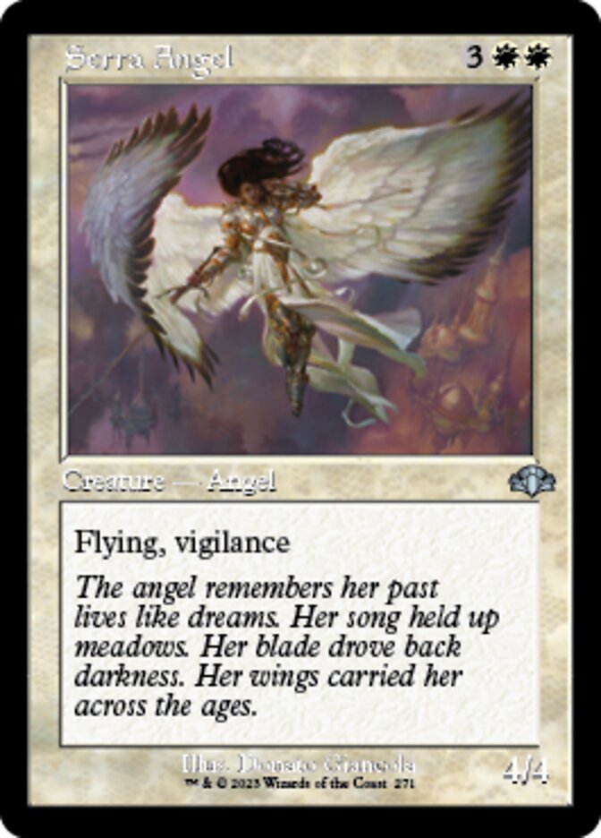 Serra Angel (Retro) [Dominaria Remastered] | Good Games Cannington