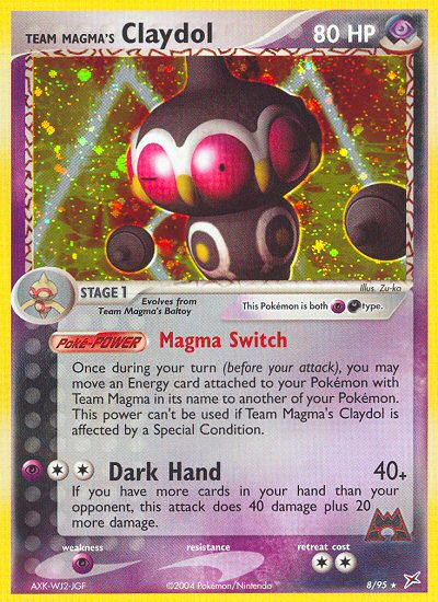 Team Magma's Claydol (8/95) [EX: Team Magma vs Team Aqua] | Good Games Cannington