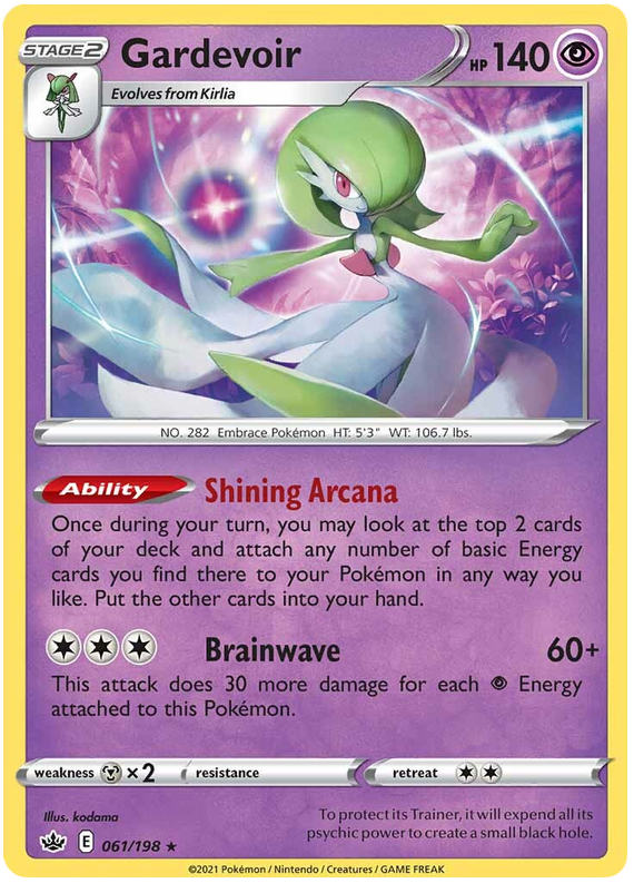 Gardevoir (061/198) (Theme Deck Exclusive) [Sword & Shield: Chilling Reign] | Good Games Cannington