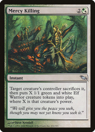 Mercy Killing [Shadowmoor] | Good Games Cannington