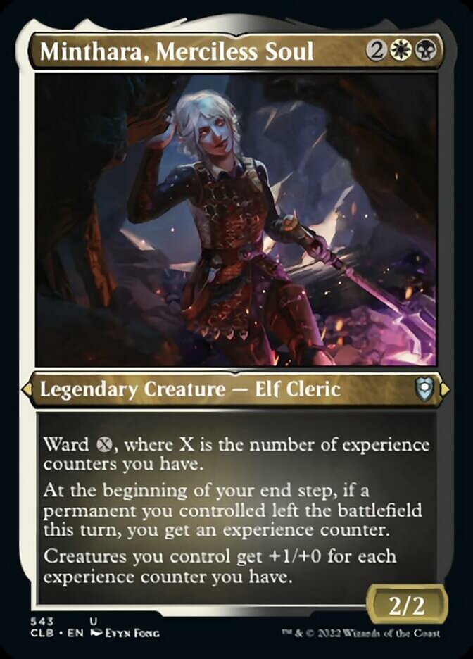Minthara, Merciless Soul (Foil Etched) [Commander Legends: Battle for Baldur's Gate] | Good Games Cannington