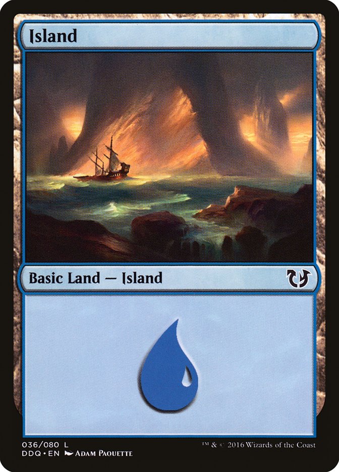 Island (36) [Duel Decks: Blessed vs. Cursed] | Good Games Cannington