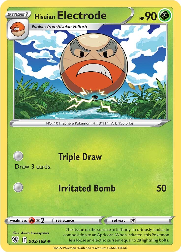 Hisuian Electrode (003/189) [Sword & Shield: Astral Radiance] | Good Games Cannington