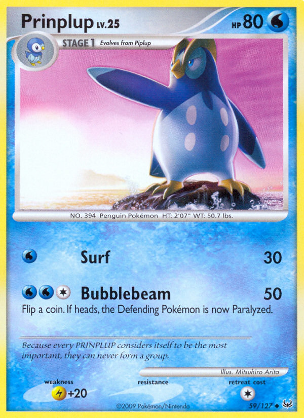 Prinplup (59/127) [Platinum: Base Set] | Good Games Cannington