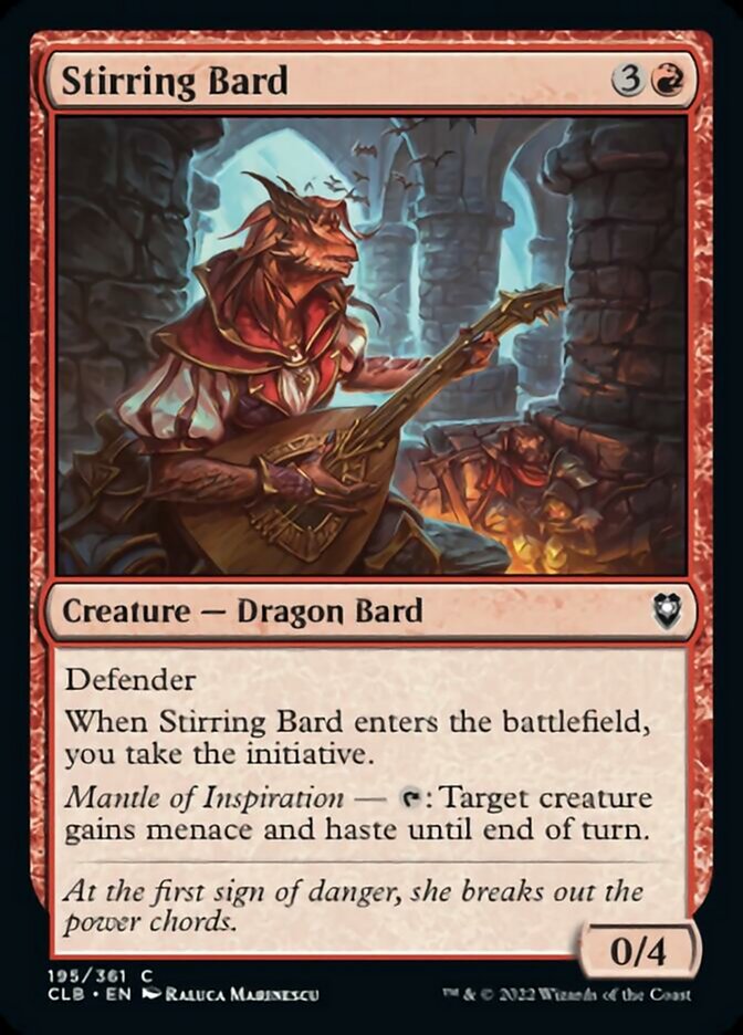 Stirring Bard [Commander Legends: Battle for Baldur's Gate] | Good Games Cannington