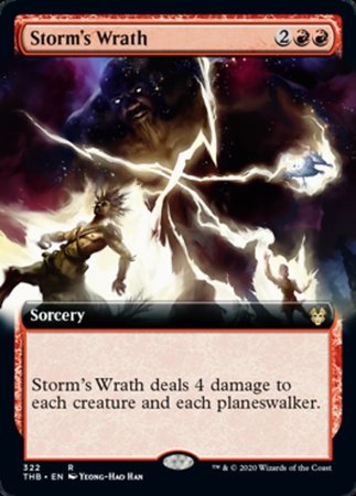 Storm's Wrath (Extended Art) [Theros Beyond Death] | Good Games Cannington