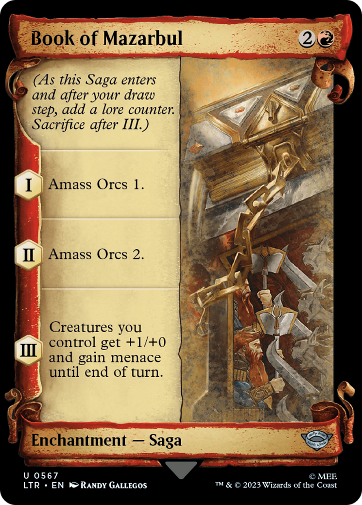 Book of Mazarbul [The Lord of the Rings: Tales of Middle-Earth Showcase Scrolls] | Good Games Cannington