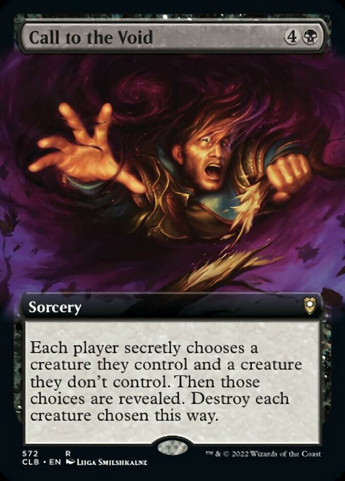 Call to the Void (Extended Art) [Commander Legends: Battle for Baldur's Gate] | Good Games Cannington