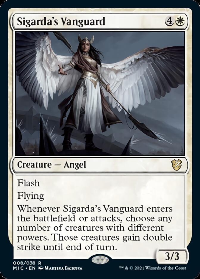 Sigarda's Vanguard [Innistrad: Midnight Hunt Commander] | Good Games Cannington