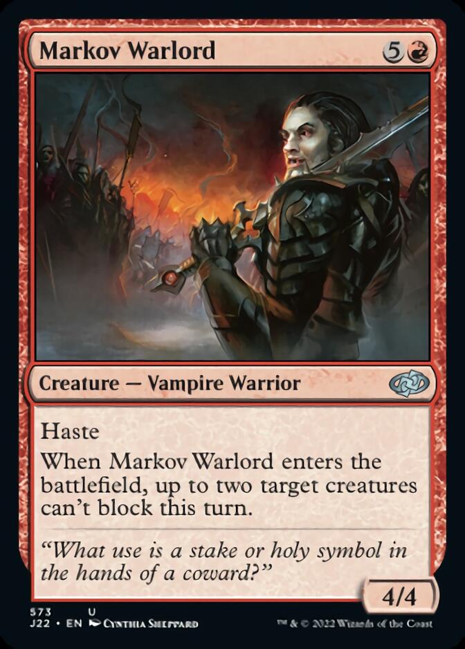 Markov Warlord [Jumpstart 2022] | Good Games Cannington