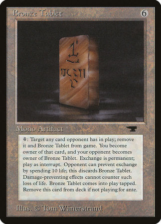 Bronze Tablet [Antiquities] | Good Games Cannington