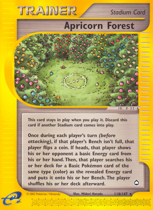 Apricorn Forest (118/147) [Aquapolis] | Good Games Cannington