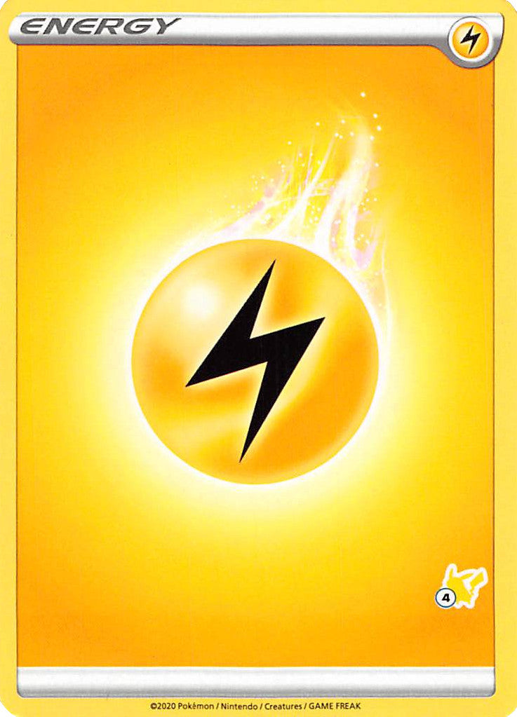 Lightning Energy (Pikachu Stamp #4) [Battle Academy 2022] | Good Games Cannington