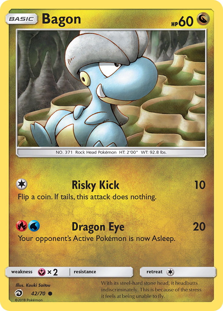 Bagon (42/70) [Sun & Moon: Dragon Majesty] | Good Games Cannington