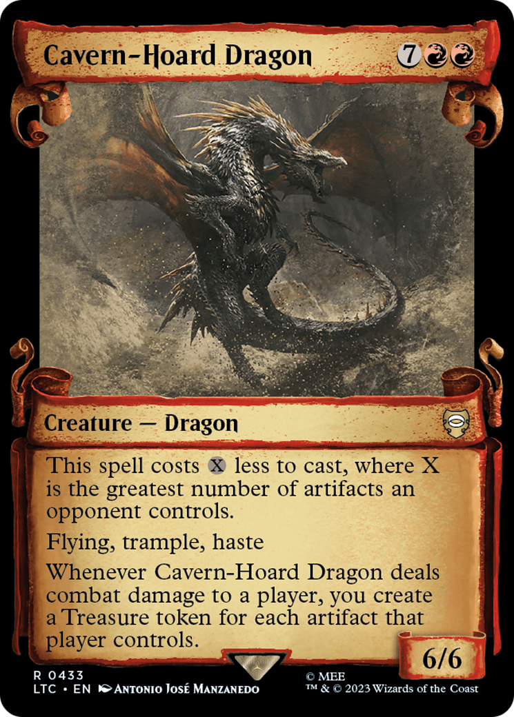 Cavern-Hoard Dragon [The Lord of the Rings: Tales of Middle-Earth Commander Showcase Scrolls] | Good Games Cannington