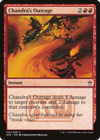 Chandra's Outrage [Masters 25] | Good Games Cannington