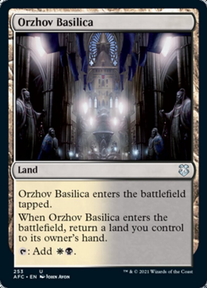 Orzhov Basilica [Dungeons & Dragons: Adventures in the Forgotten Realms Commander] | Good Games Cannington