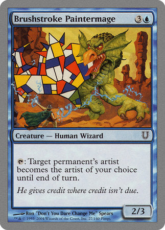Brushstroke Paintermage [Unhinged] | Good Games Cannington