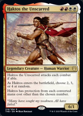 Haktos the Unscarred [Theros Beyond Death] | Good Games Cannington
