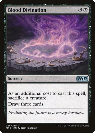 Blood Divination [Core Set 2019] | Good Games Cannington