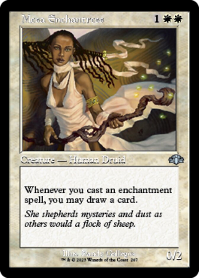 Mesa Enchantress (Retro) [Dominaria Remastered] | Good Games Cannington