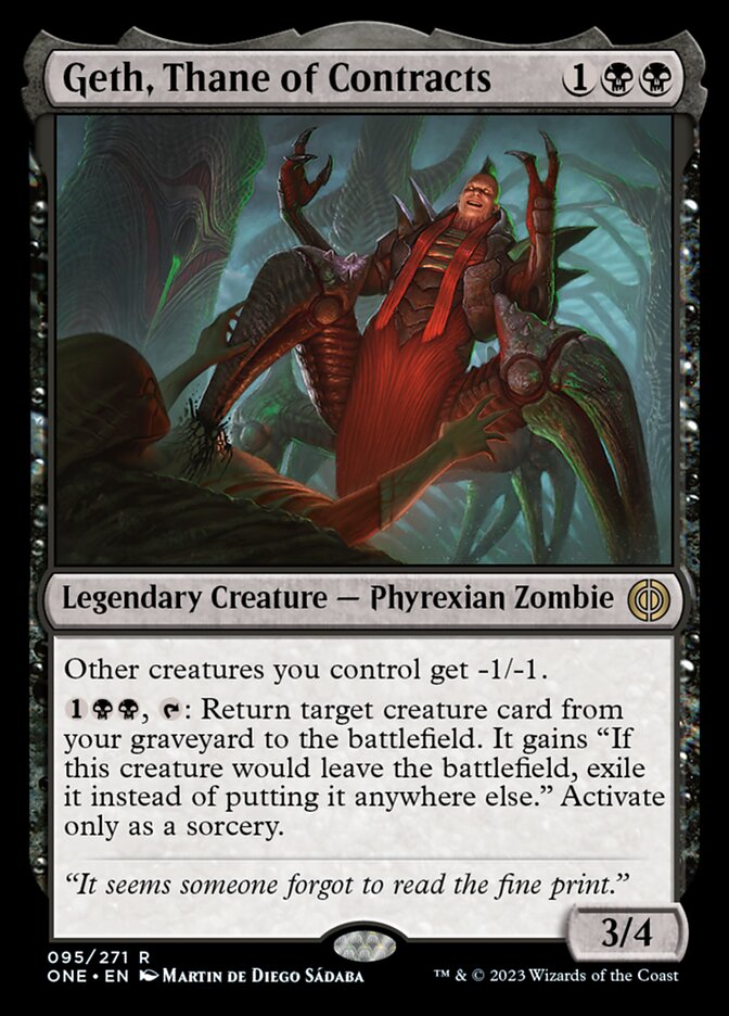 Geth, Thane of Contracts [Phyrexia: All Will Be One] | Good Games Cannington