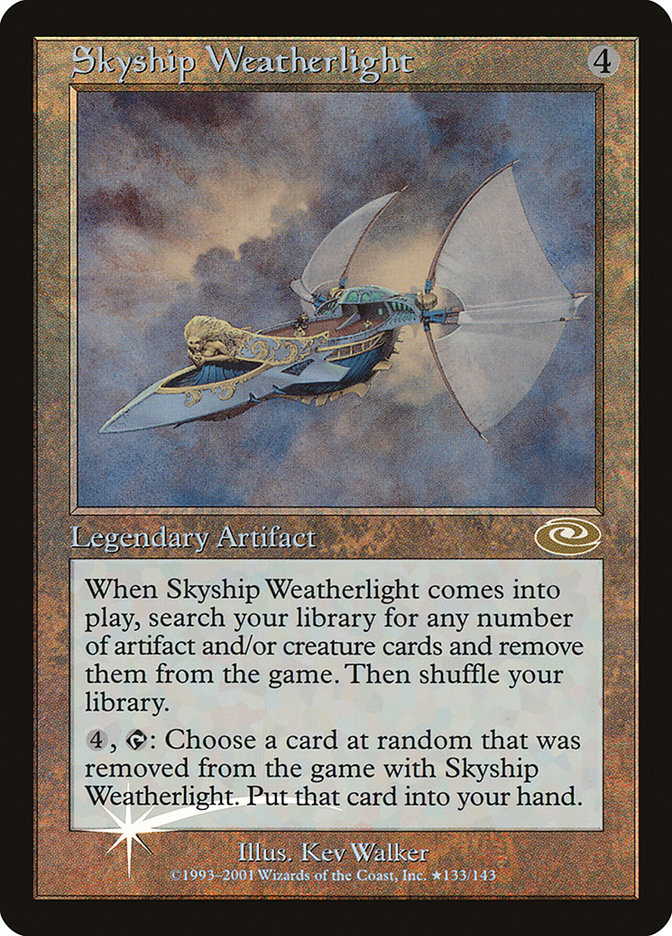 Skyship Weatherlight (Kev Walker) [Planeshift] | Good Games Cannington