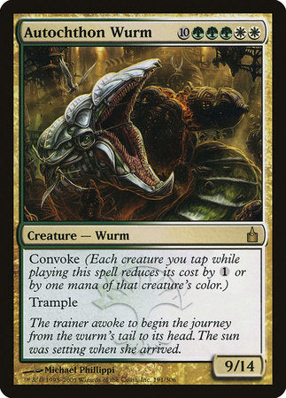 Autochthon Wurm [Ravnica: City of Guilds] | Good Games Cannington