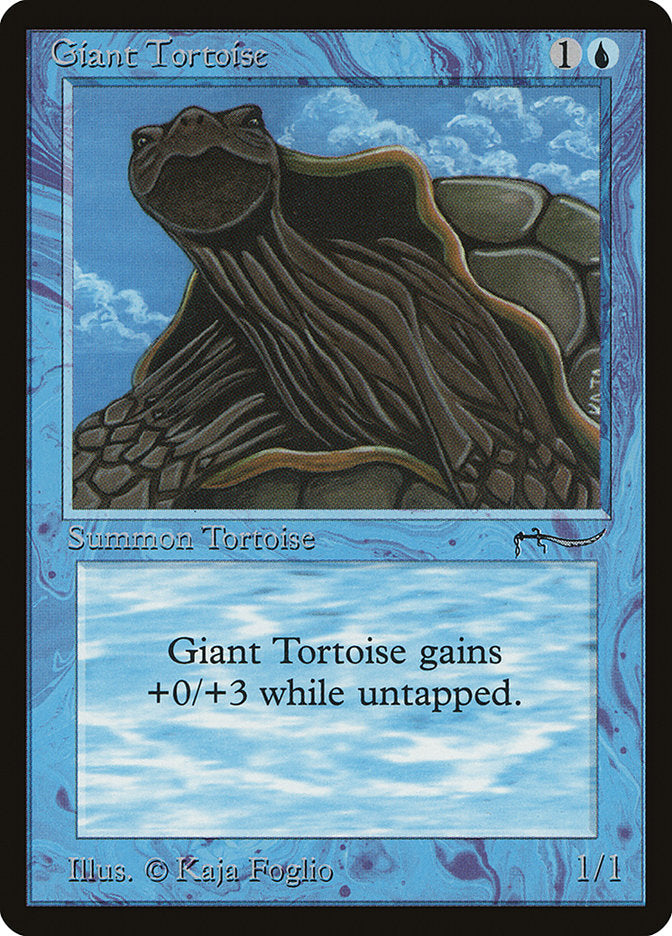 Giant Tortoise (Light Mana Cost) [Arabian Nights] | Good Games Cannington