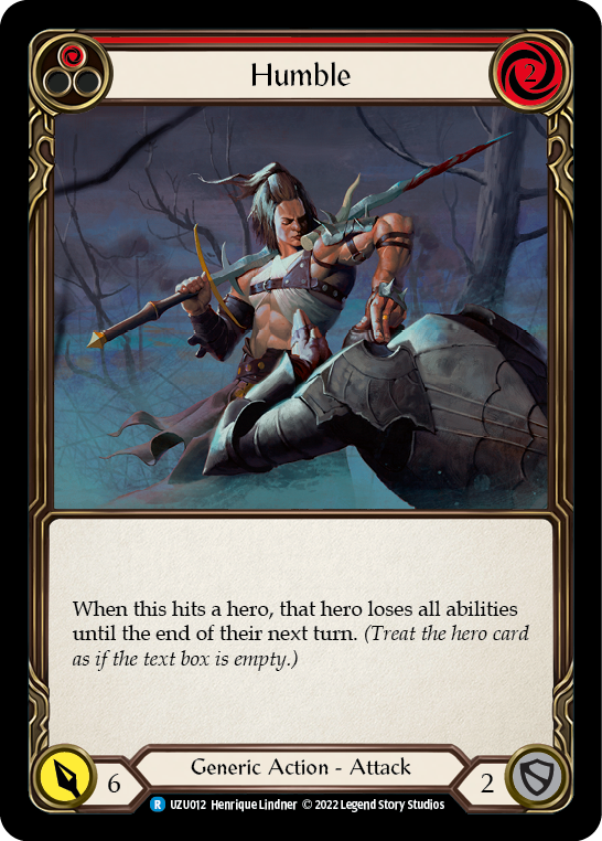 Humble (Red) [UZU012] (Outsiders Uzuri Blitz Deck) | Good Games Cannington
