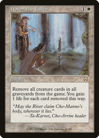 Honor the Fallen [Mercadian Masques] | Good Games Cannington