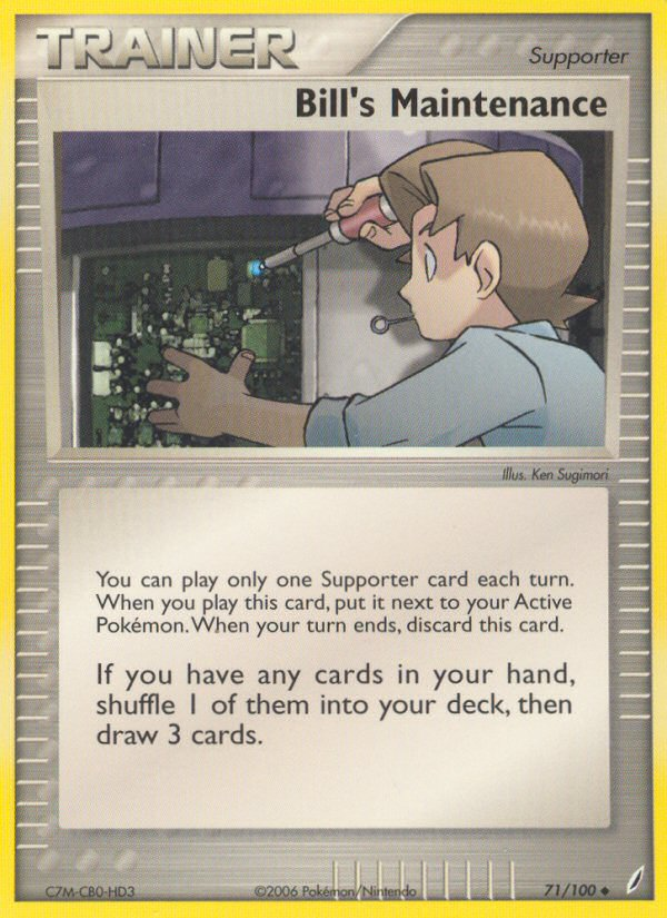 Bill's Maintenance (71/100) [EX: Crystal Guardians] | Good Games Cannington