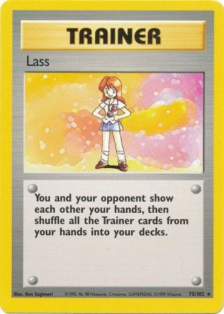 Lass (75/102) [Base Set Unlimited] | Good Games Cannington