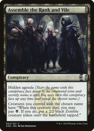Assemble the Rank and Vile [Conspiracy: Take the Crown] | Good Games Cannington