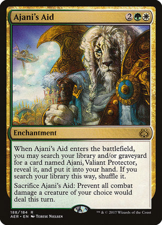 Ajani's Aid [Aether Revolt] | Good Games Cannington