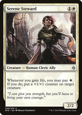 Serene Steward [Battle for Zendikar] | Good Games Cannington