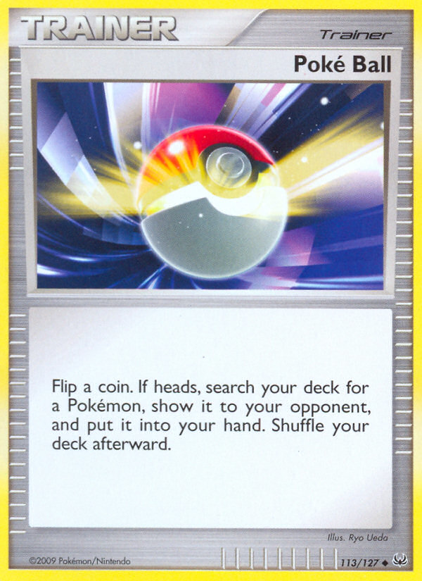 Poke Ball (113/127) [Platinum: Base Set] | Good Games Cannington