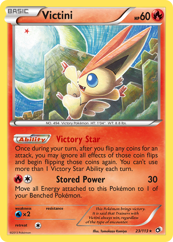 Victini (23/113) [Black & White: Legendary Treasures] | Good Games Cannington