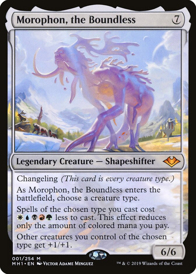 Morophon, the Boundless (Promo Pack) [Modern Horizons Promos] | Good Games Cannington
