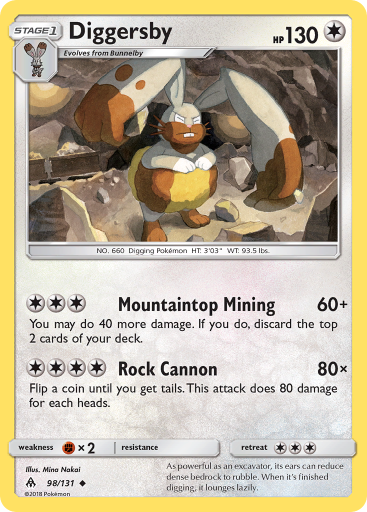 Diggersby (98/131) [Sun & Moon: Forbidden Light] | Good Games Cannington