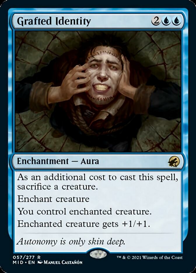 Grafted Identity [Innistrad: Midnight Hunt] | Good Games Cannington